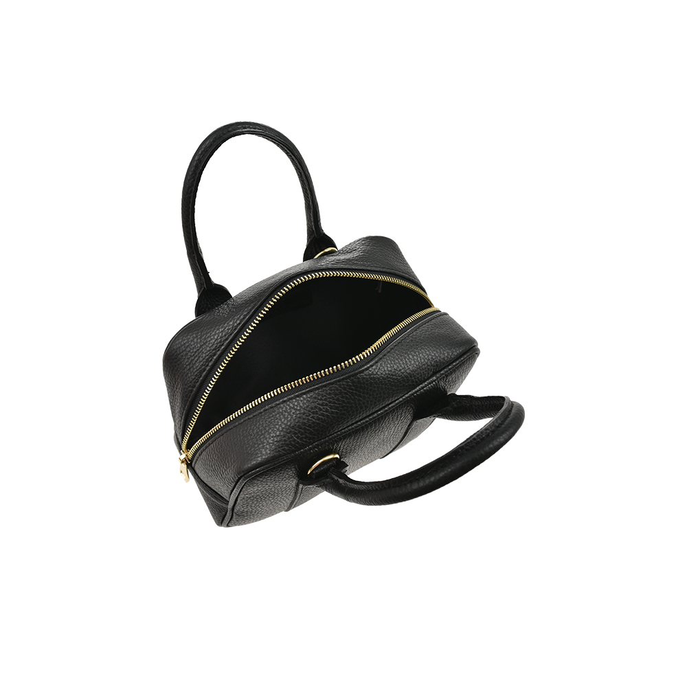 Geanta de mana din piele naturala Antonia Moretti AM1446, Negru, #4, Bagsy