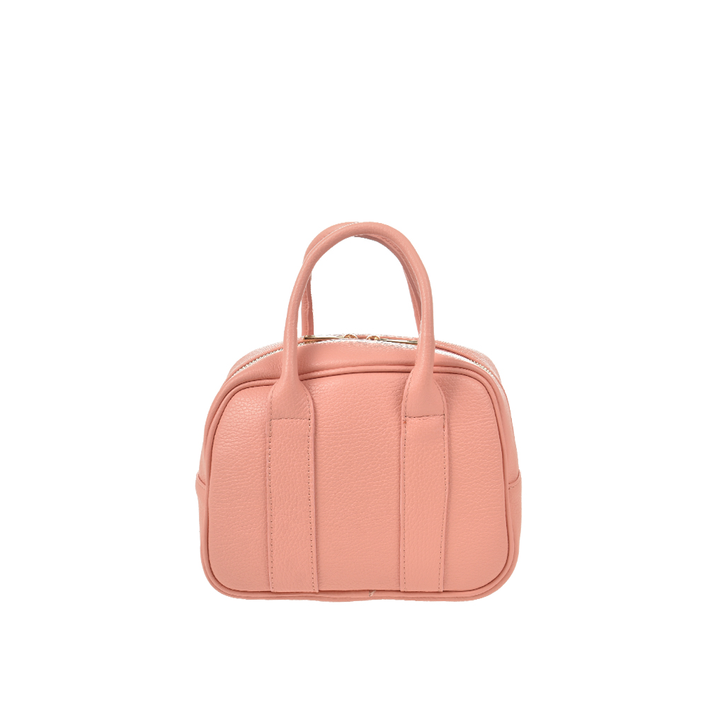 Geanta de mana din piele naturala Antonia Moretti AM1446, Roz Somon, #1, Bagsy