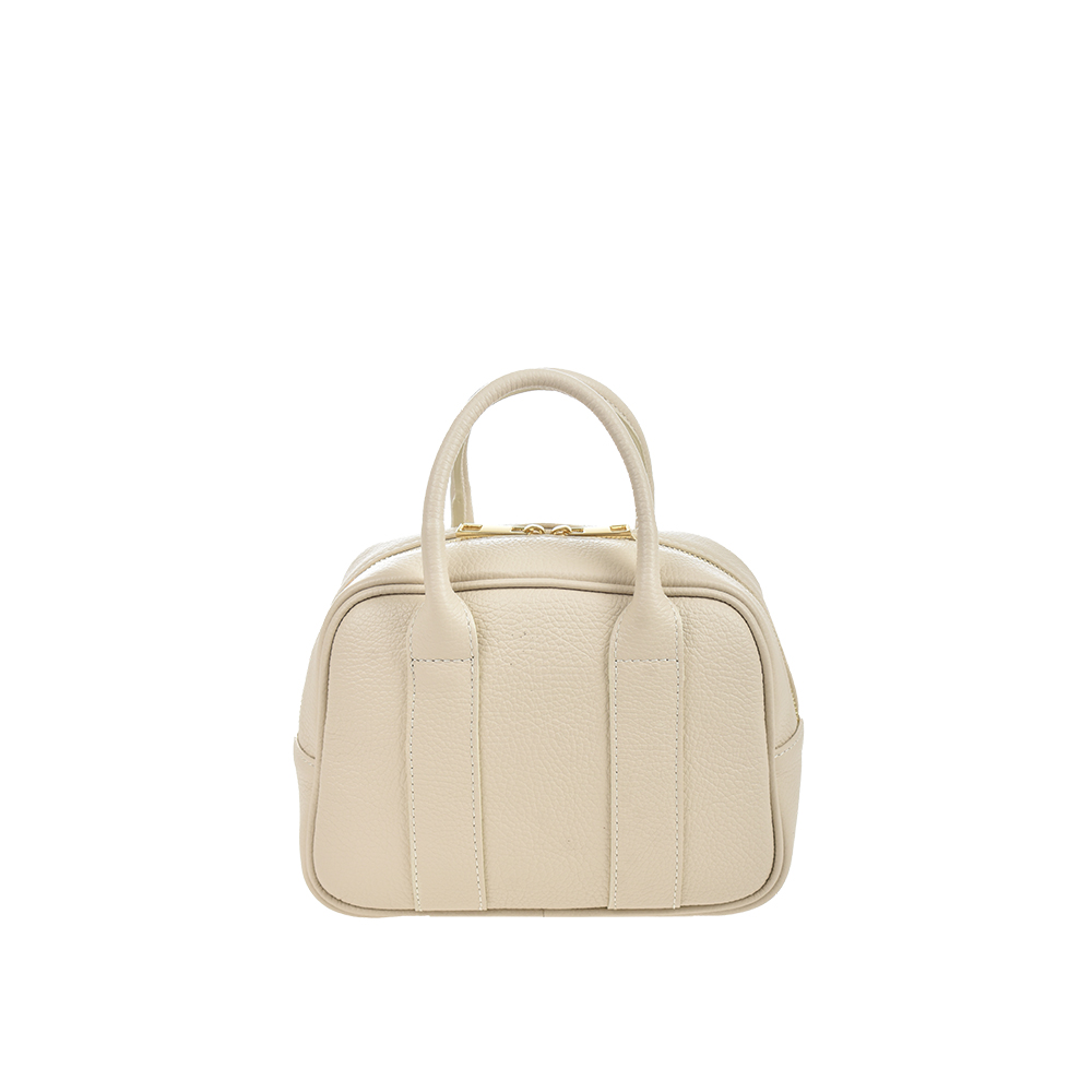 Geanta de mana din piele naturala Antonia Moretti AM1446, Bej, #3, Bagsy