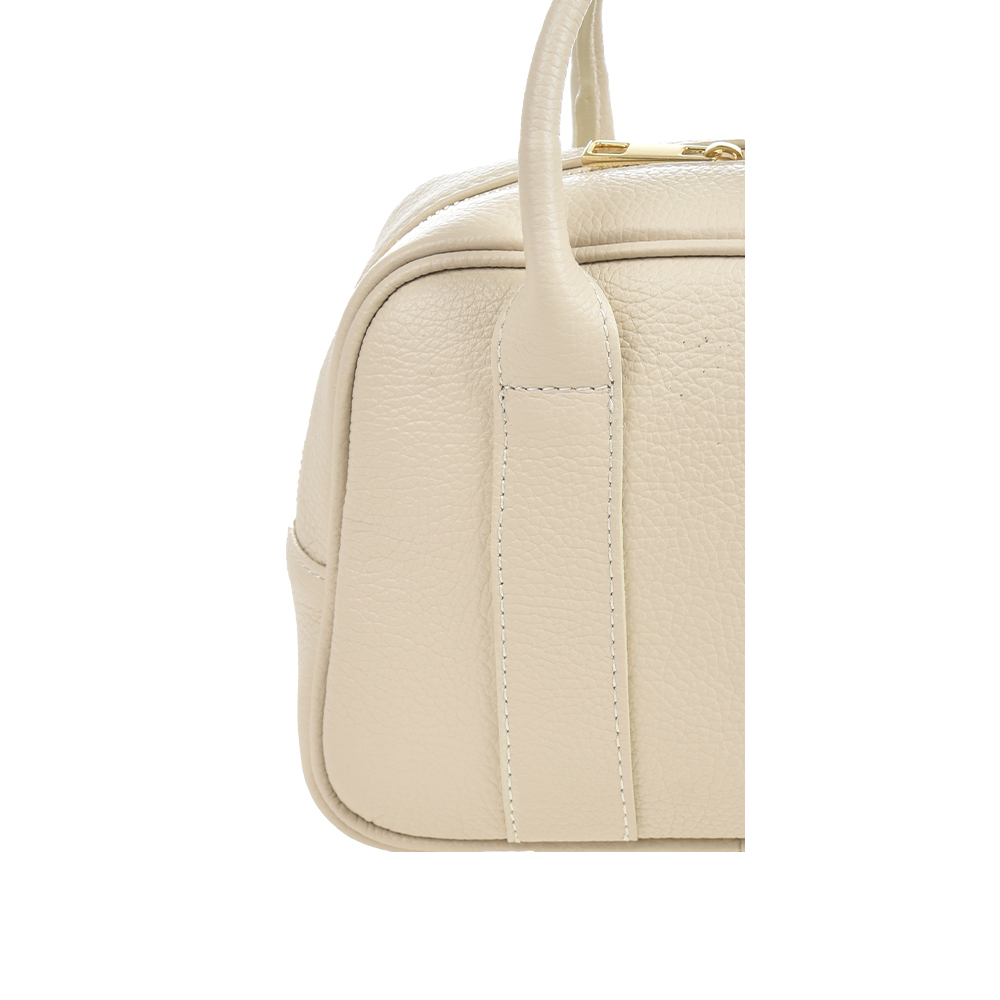 Geanta de mana din piele naturala Antonia Moretti AM1446, Bej, #5, Bagsy