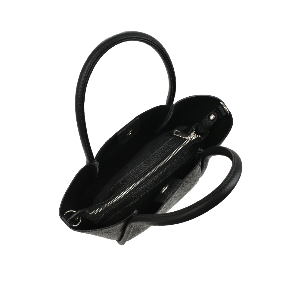 Geanta de mana din piele naturala Chiara Canotti CC1449, Negru, #4, Bagsy