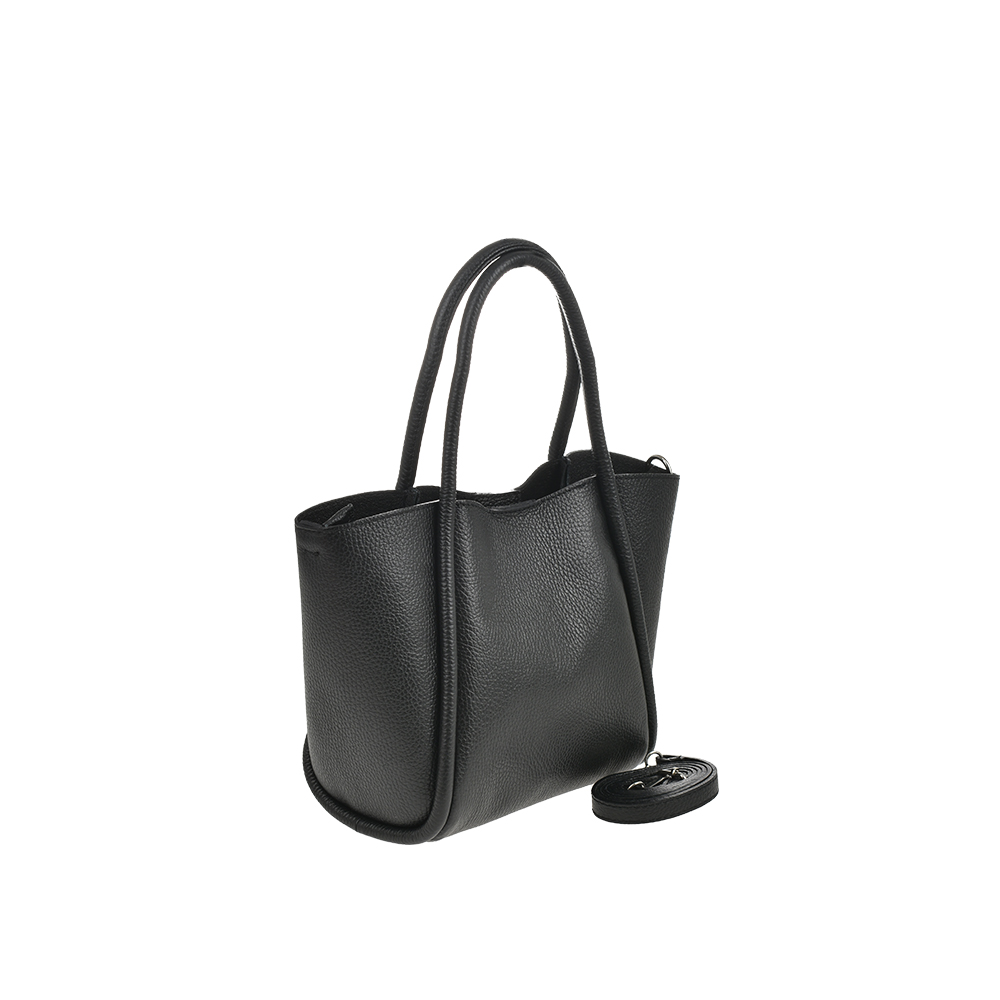 Geanta de mana din piele naturala Chiara Canotti CC1449, Negru, #2, Bagsy