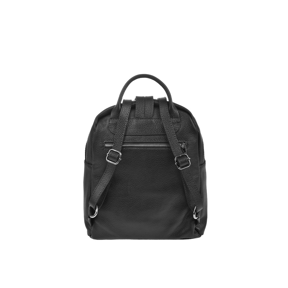 Rucsac dama din piele naturala Chiara Canotti CC1450, Negru, #3, Bagsy