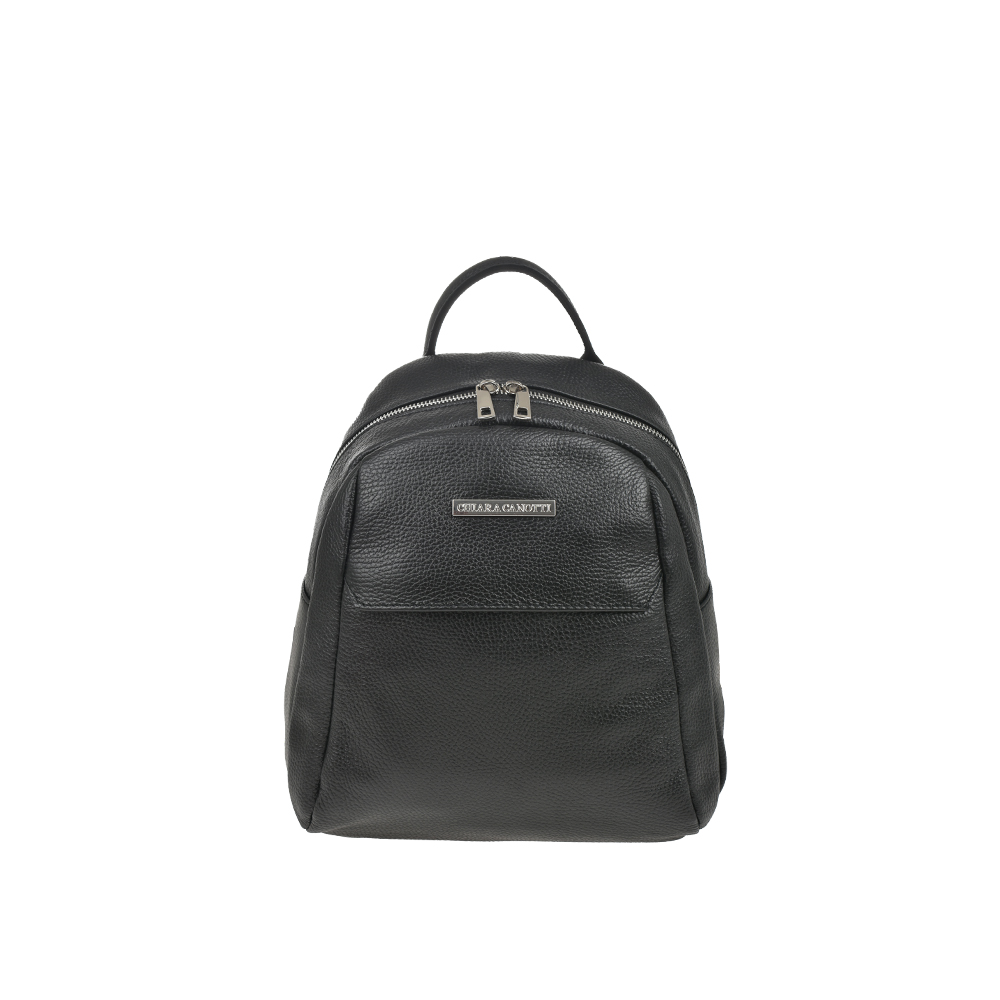 Rucsac dama din piele naturala Chiara Canotti CC1450, Negru, #1, Bagsy