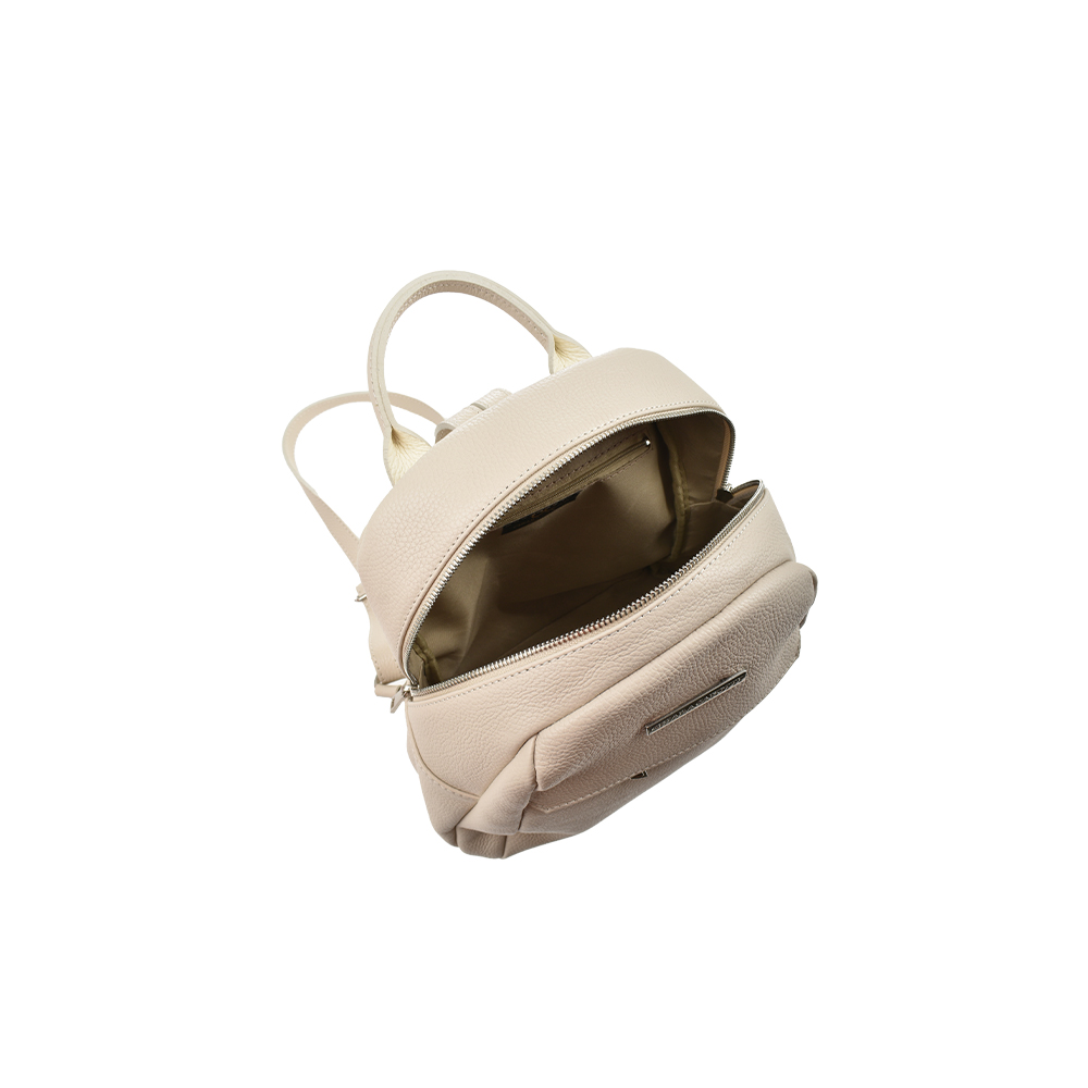Rucsac dama din piele naturala Chiara Canotti CC1450, Bej, #4, Bagsy