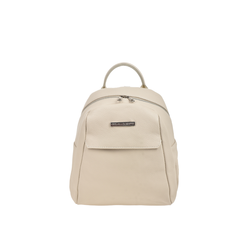 Rucsac dama din piele naturala Chiara Canotti CC1450, Bej, #1, Bagsy