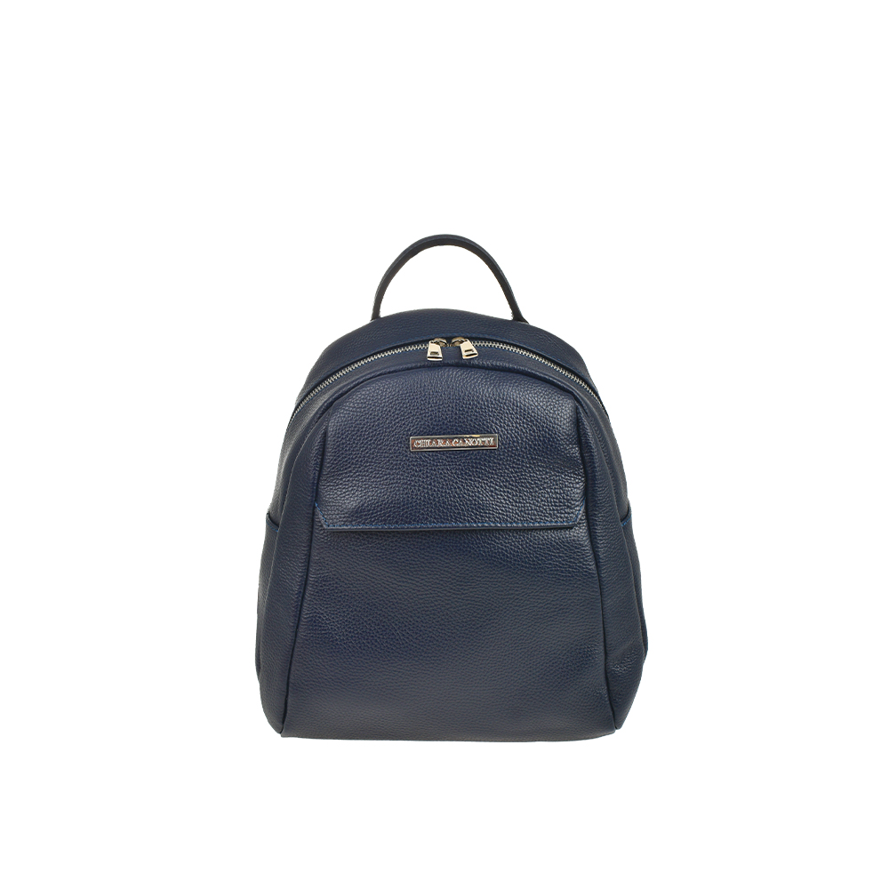 Rucsac dama din piele naturala Chiara Canotti CC1450, Albastru, #1, Bagsy
