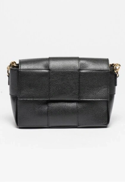 Geanta de umar din piele ecologica Antonia Moretti AM1451, Negru, #1, Bagsy