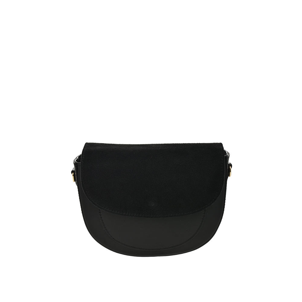 Geanta de umar din piele naturala Antonia Moretti AM1452, Negru, #1, Bagsy