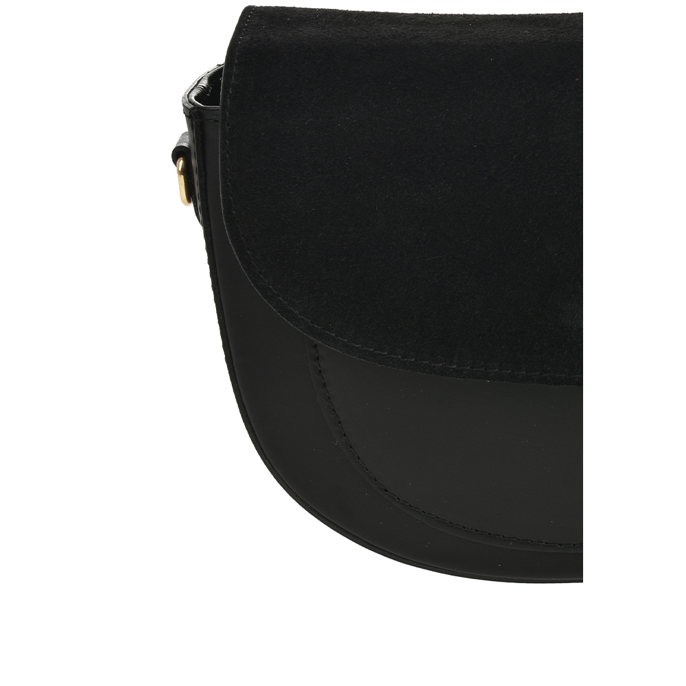 Geanta de umar din piele naturala Antonia Moretti AM1452, Negru, #5, Bagsy