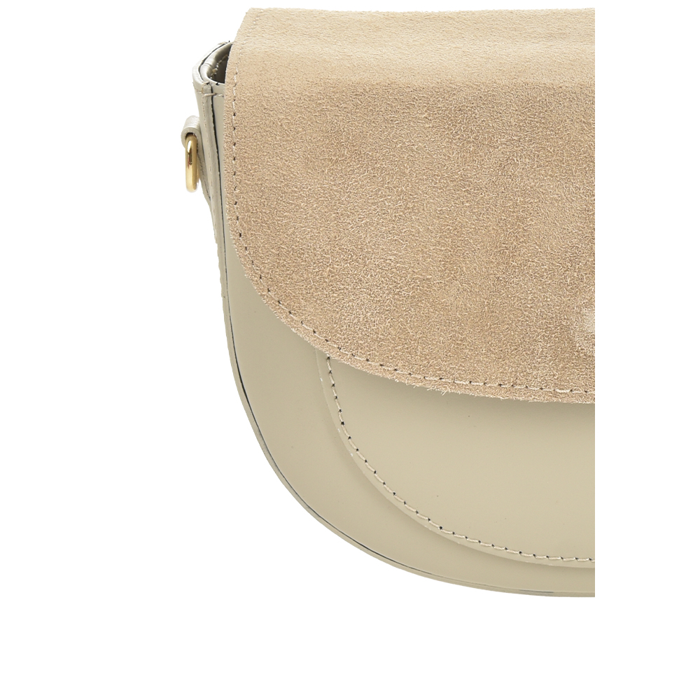 Geanta de umar din piele naturala Antonia Moretti AM1452, Bej, #5, Bagsy