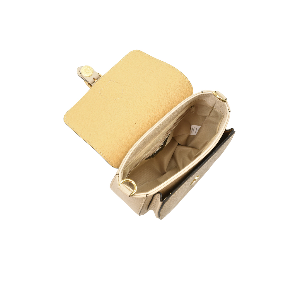 Geanta de umar din piele naturala Antonia Moretti AM1455, Bej, #4, Bagsy