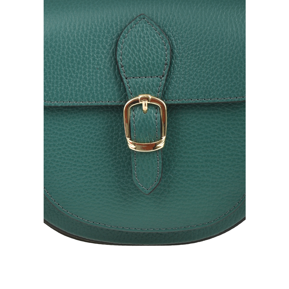 Geanta de umar din piele naturala Antonia Moretti AM1455, Verde, #5, Bagsy