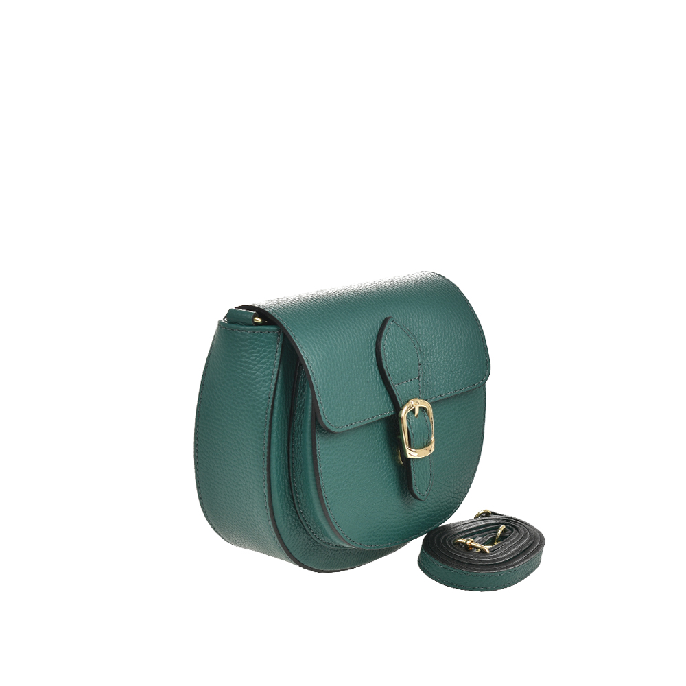 Geanta de umar din piele naturala Antonia Moretti AM1455, Verde, #2, Bagsy