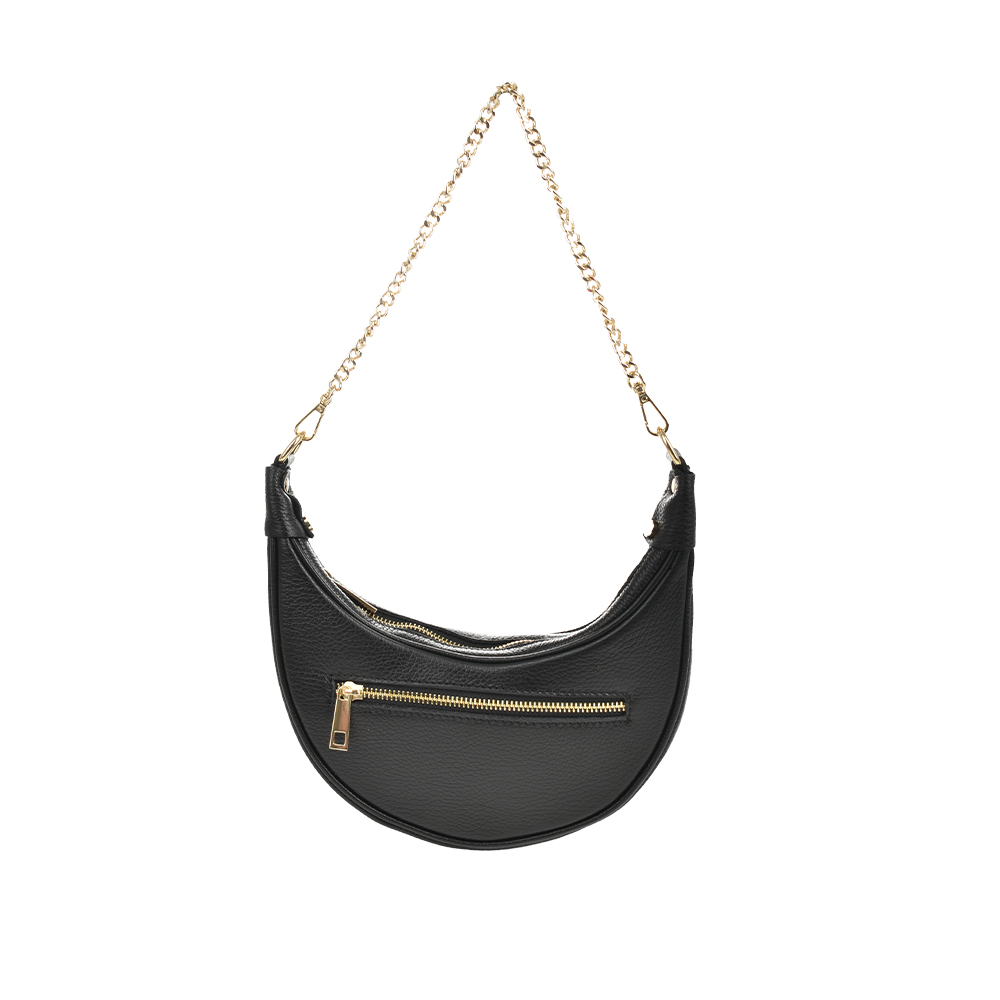 Geanta de mana din piele naturala Antonia Moretti AM1457, Negru, #3, Bagsy