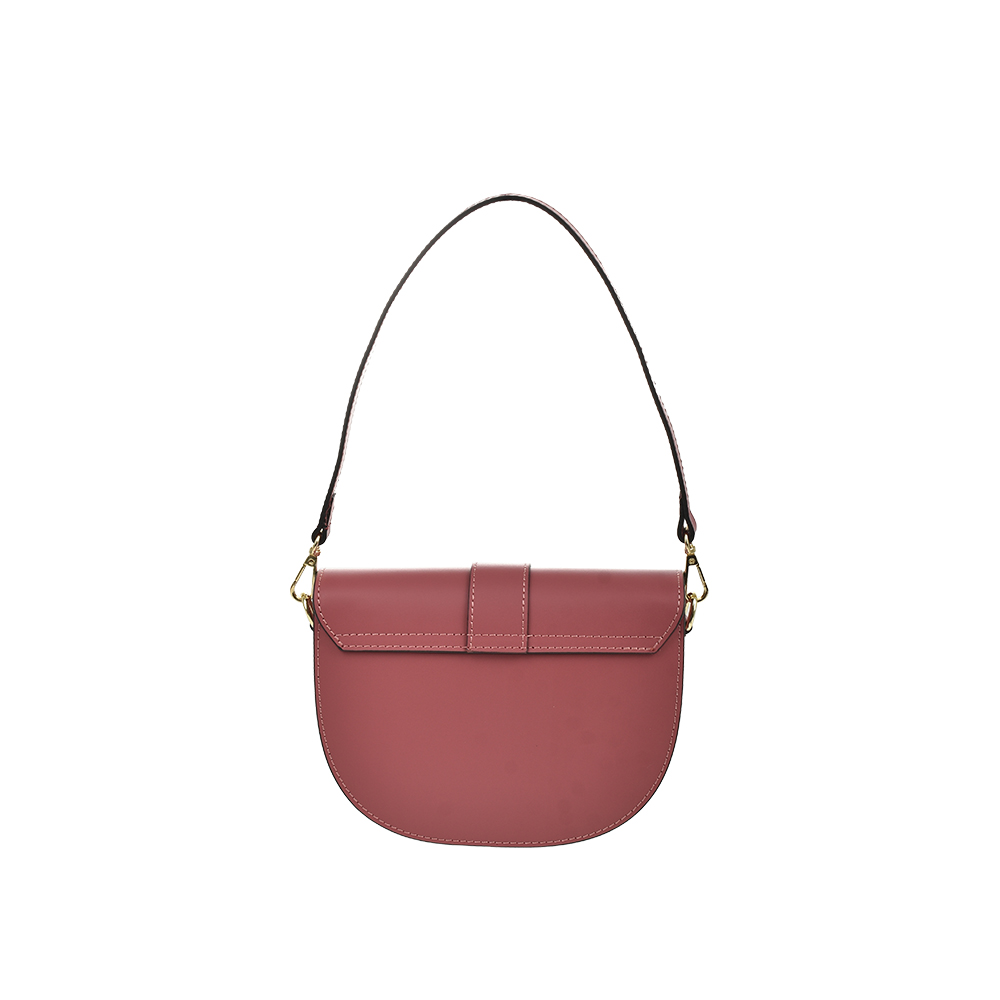 Geanta de mana din  piele naturala Antonia Moretti AM1463, Roz inchis, #3, Bagsy