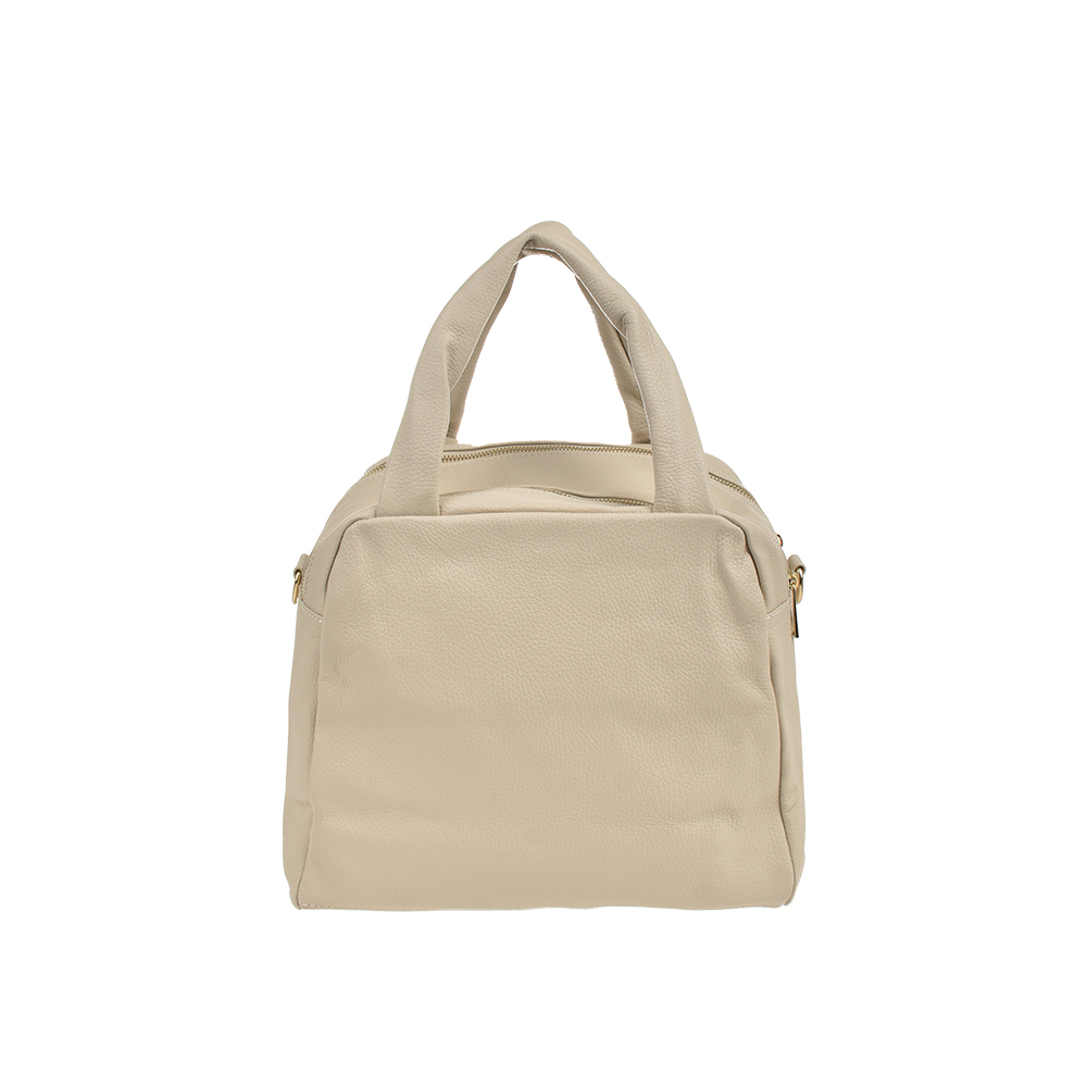 Geanta de mana din piele naturala Chiara Canotti CC1464, Bej, #3, Bagsy