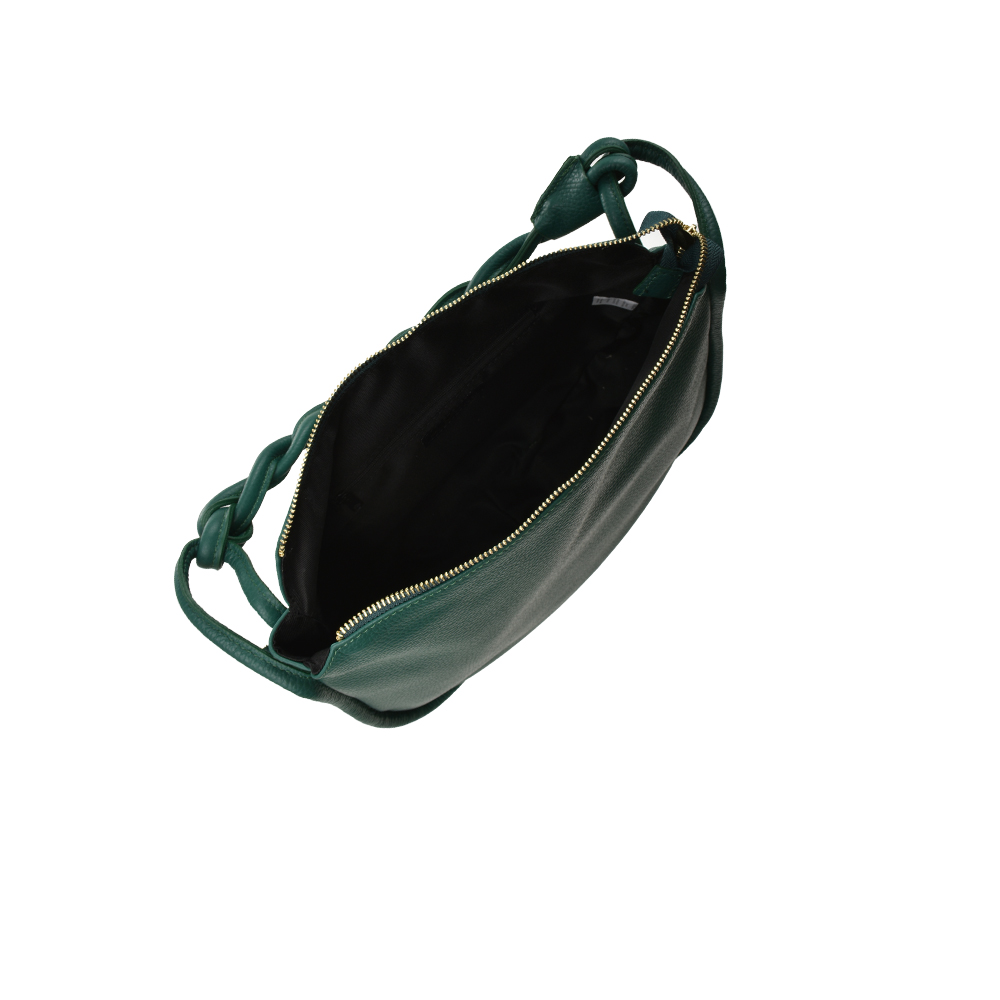 Geanta de mana din piele naturala Chiara Canotti CC1465, Verde, #4, Bagsy