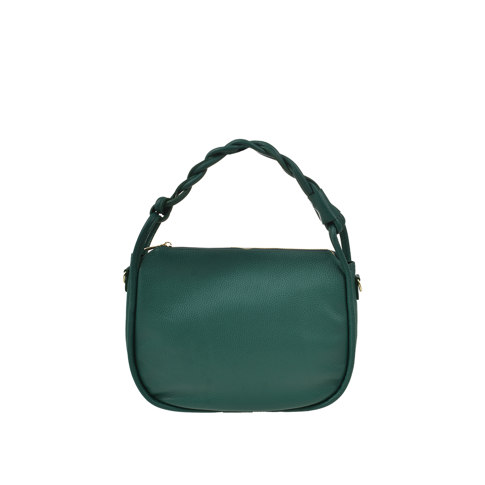 Geanta de mana din piele naturala Chiara Canotti CC1465, Verde, #3, Bagsy