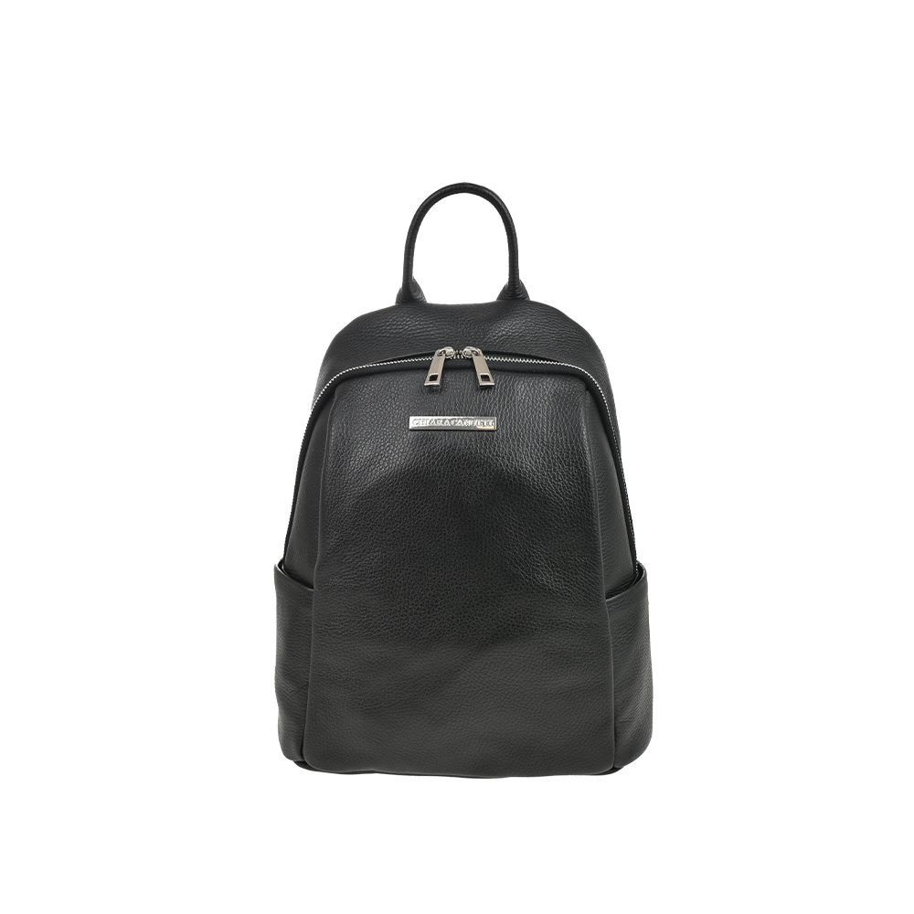 Rucsac dama din piele naturala Chiara Canotti CC1470, Negru, #1, Bagsy