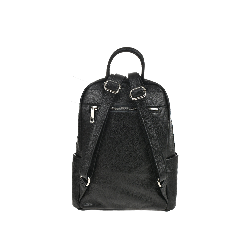 Rucsac dama din piele naturala Chiara Canotti CC1470, Negru, #3, Bagsy