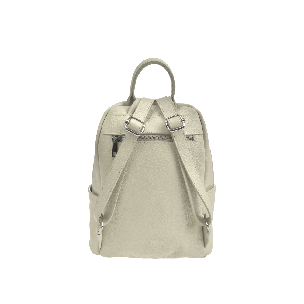 CRucsac dama din piele naturala Chiara Canotti CC1470, Bej, #3, Bagsy