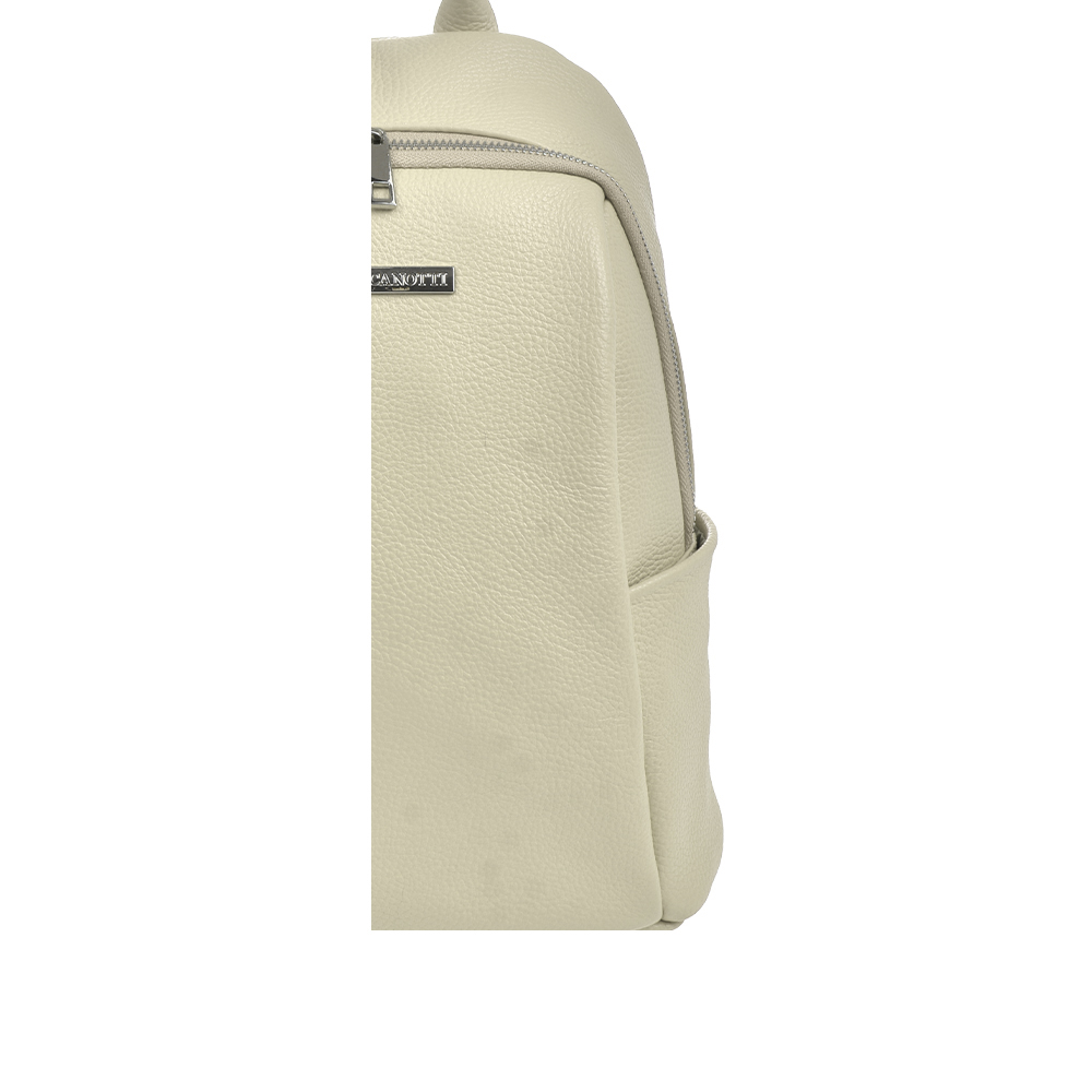 CRucsac dama din piele naturala Chiara Canotti CC1470, Bej, #5, Bagsy