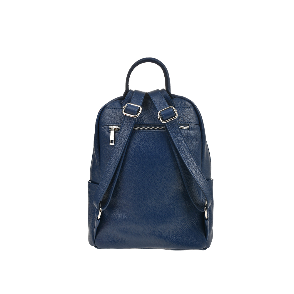 Rucsac dama din piele naturala Chiara Canotti CC1470, Albastru, #3, Bagsy