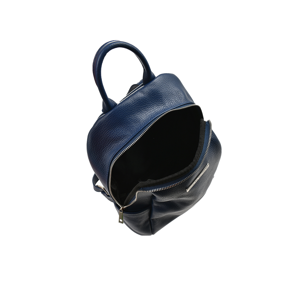 Rucsac dama din piele naturala Chiara Canotti CC1470, Albastru, #4, Bagsy