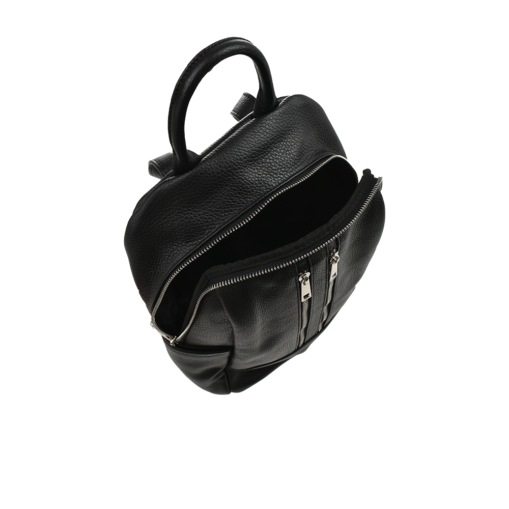 Rucsac dama din piele naturala Chiara Canotti CC1471, Negru, #4, Bagsy