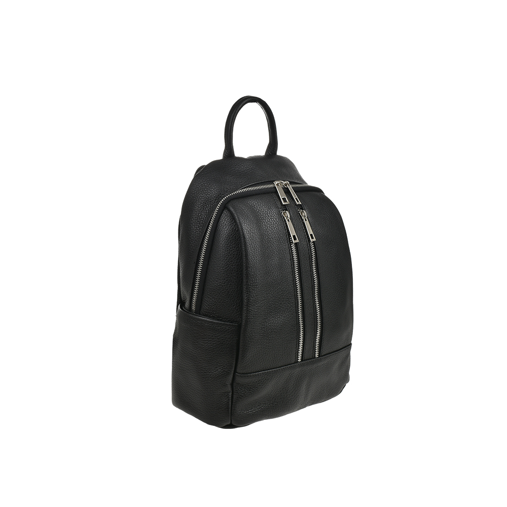 Rucsac dama din piele naturala Chiara Canotti CC1471, Negru, #2, Bagsy