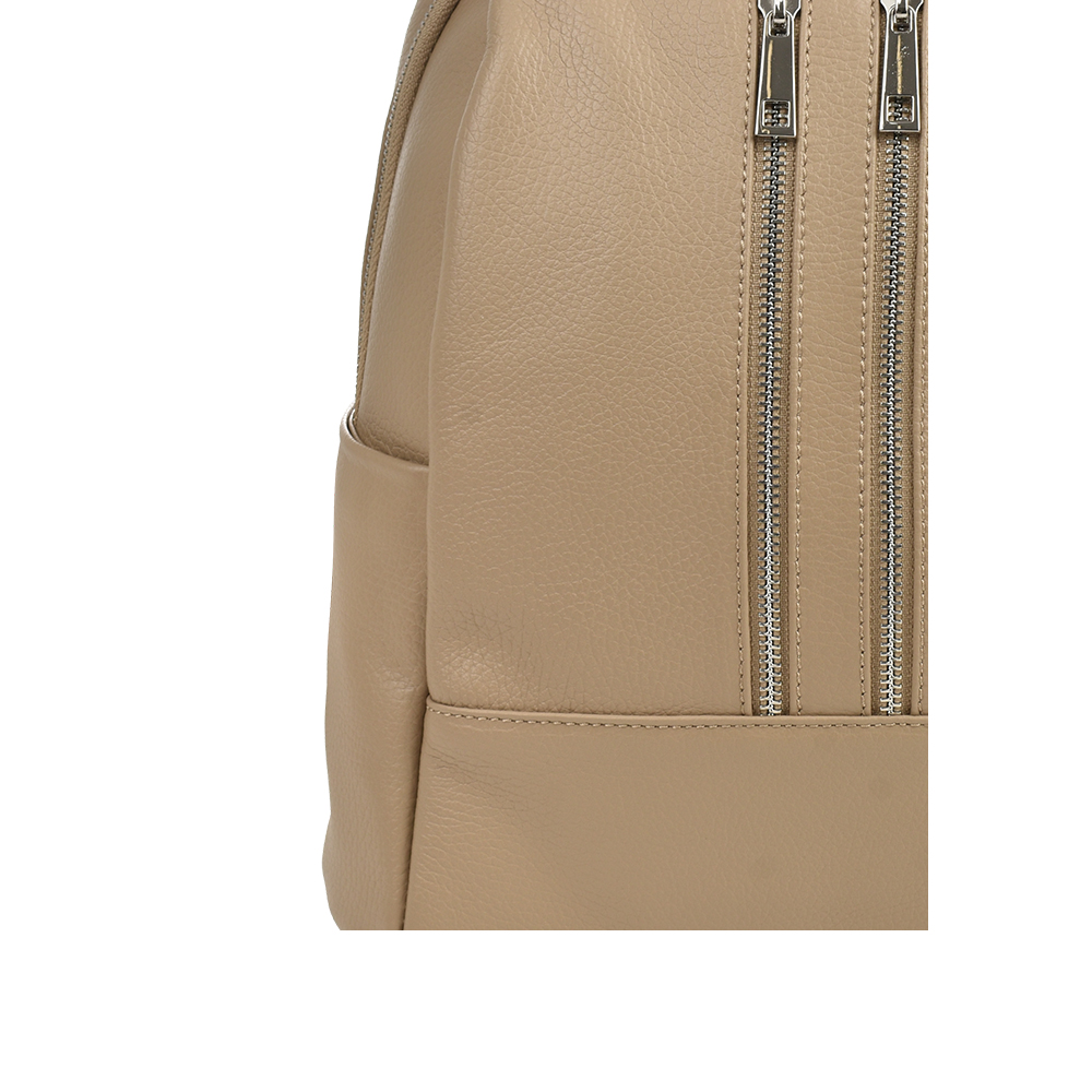 Rucsac dama din piele naturala Chiara Canotti CC1471, Grej, #5, Bagsy