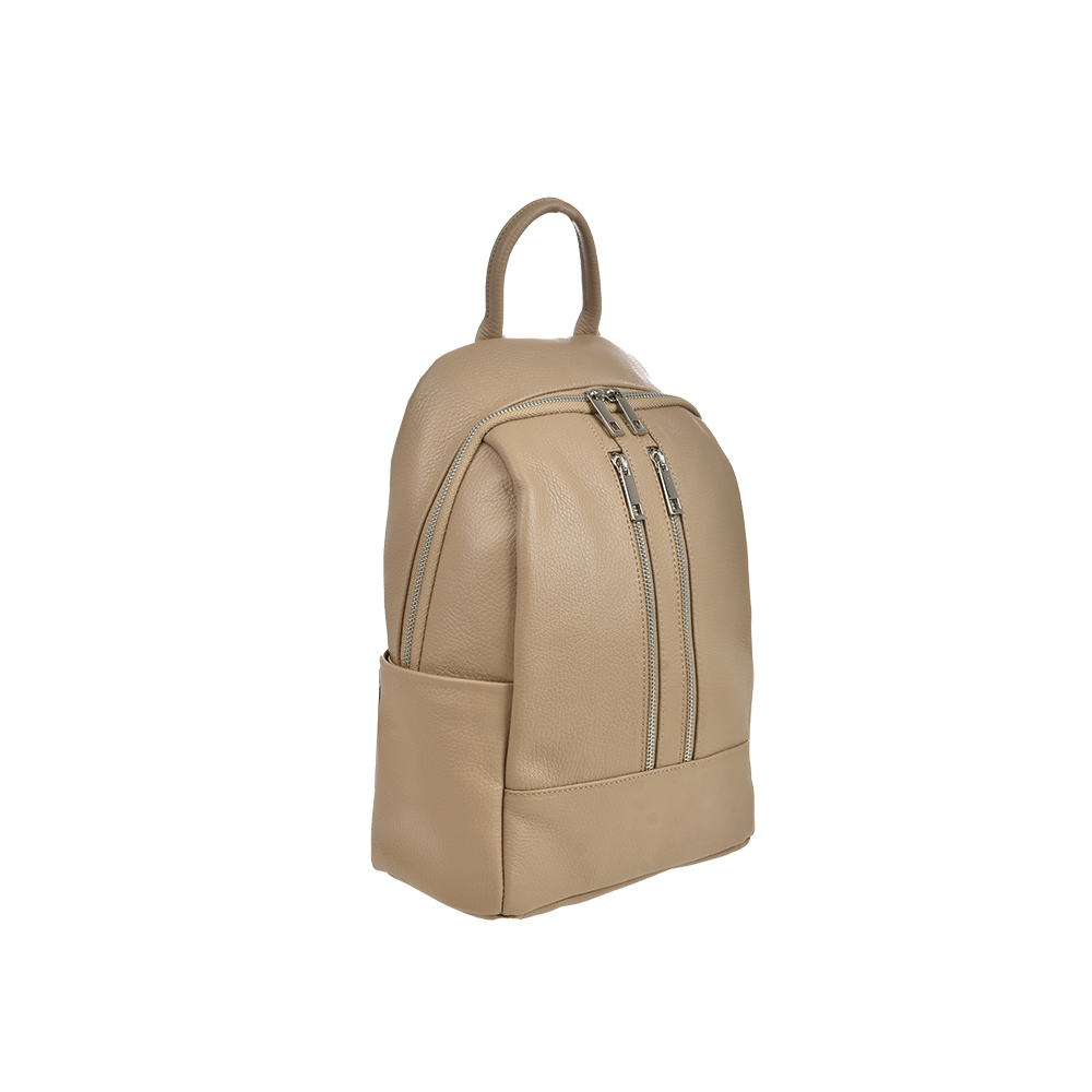 Rucsac dama din piele naturala Chiara Canotti CC1471, Grej, #2, Bagsy