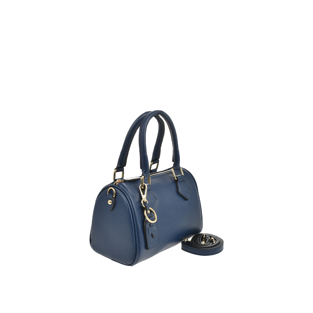 Geanta de mana din piele naturala Chiara Canotti CC1474, Albastru, #2, Bagsy