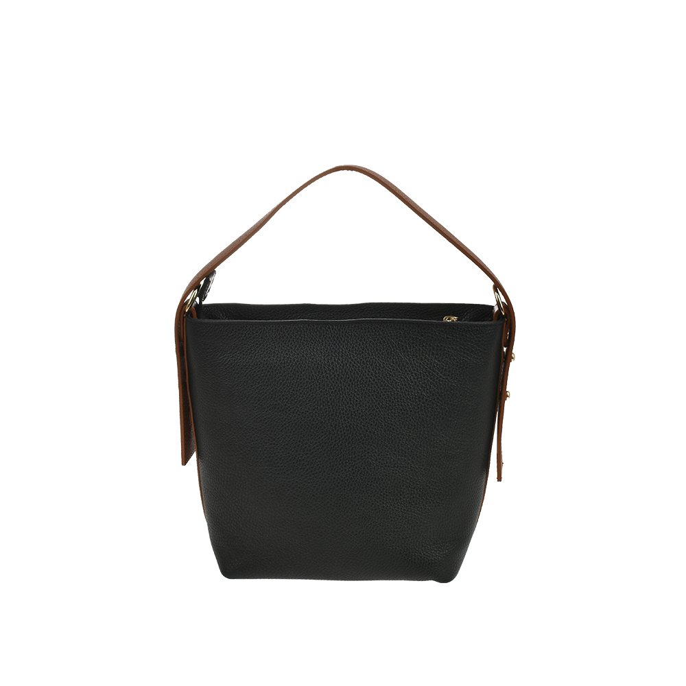 Geanta de mana din piele naturala Chiara Canotti CC1477, Negru, #3, Bagsy