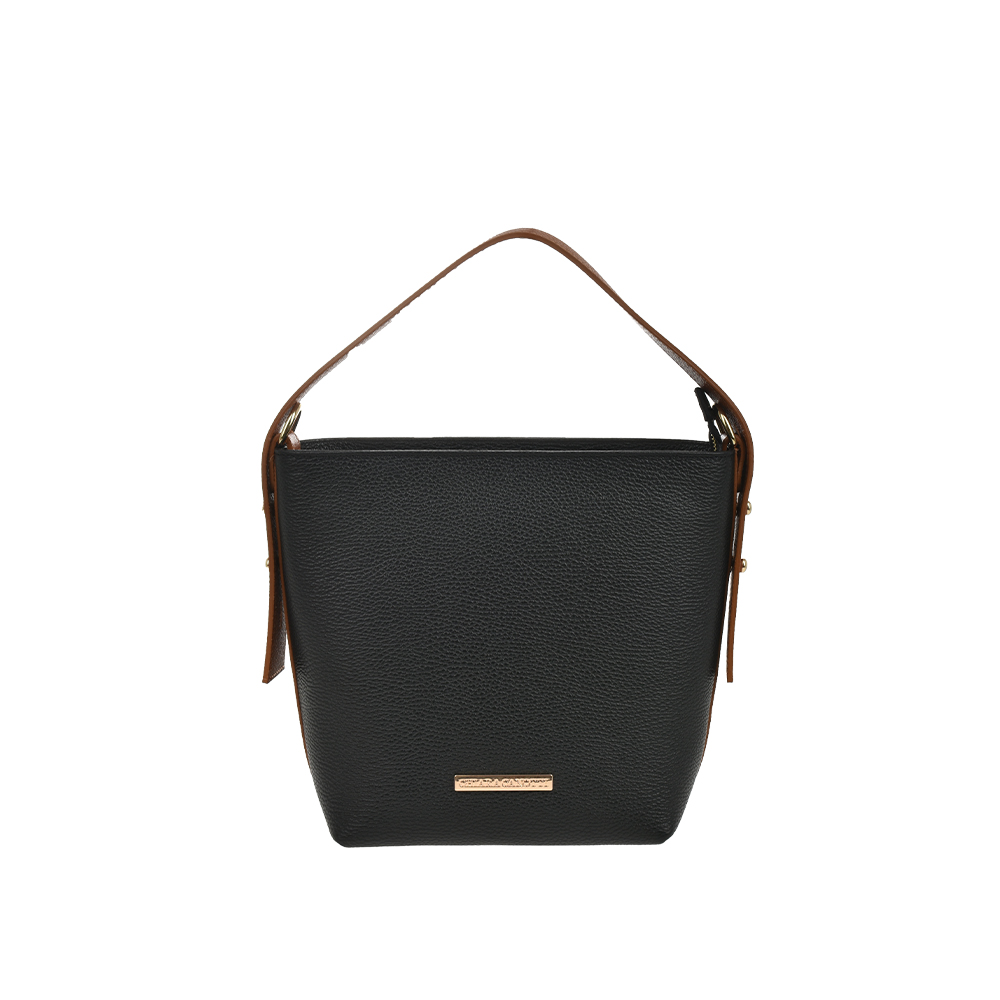 Geanta de mana din piele naturala Chiara Canotti CC1477, Negru, #1, Bagsy