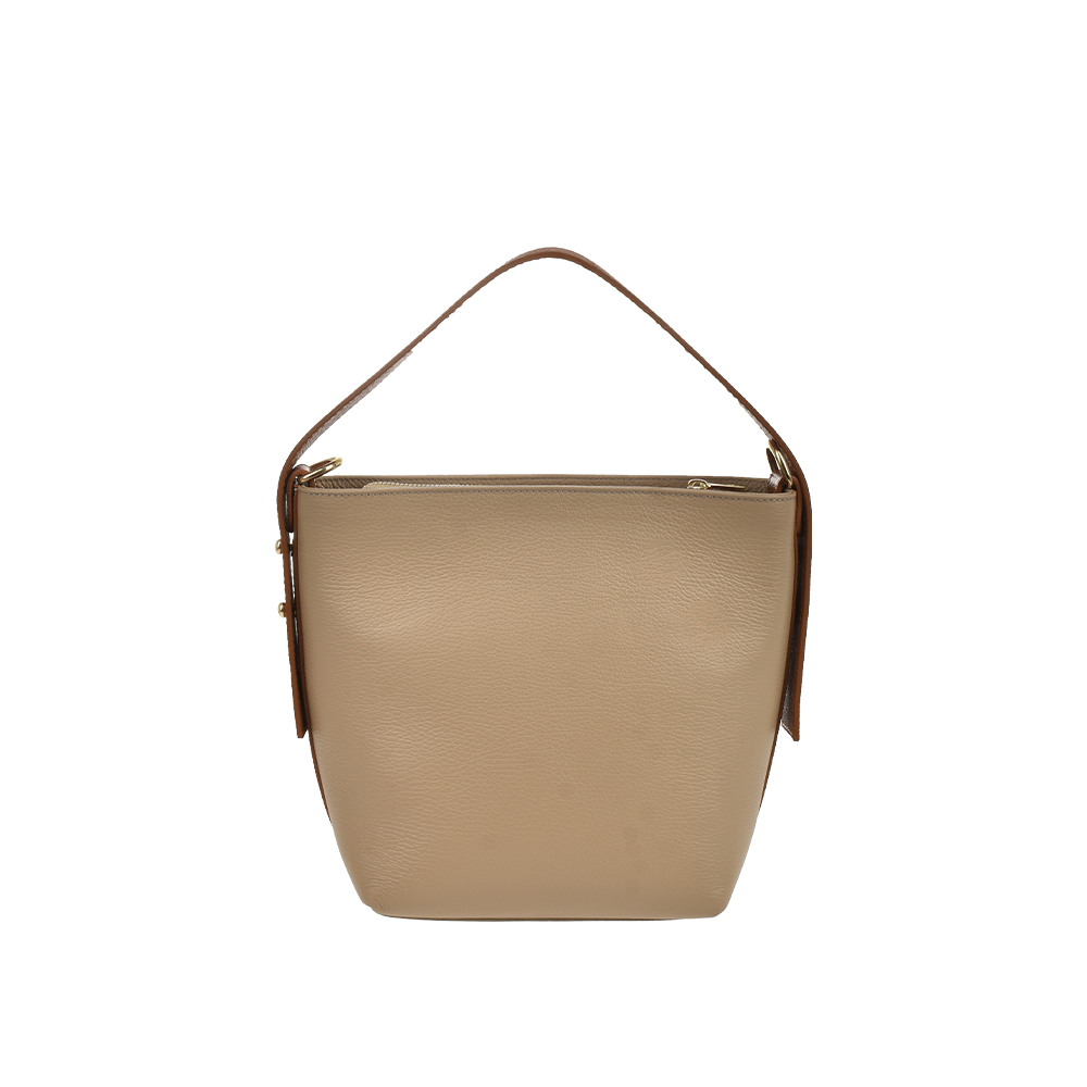 Geanta de mana din piele naturala Chiara Canotti CC1477, Grej, #3, Bagsy