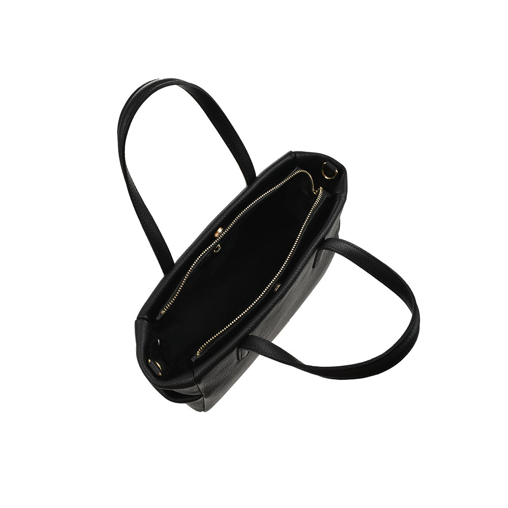 Geanta de mana din piele naturala Antonia Moretti AM1478, Negru, #4, Bagsy