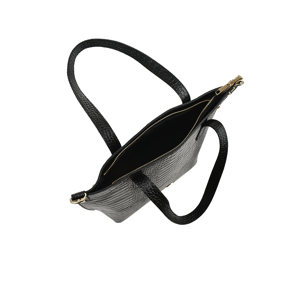 Geanta de mana din piele naturala Chiara Canotti CC1480, Nero, #4, Bagsy