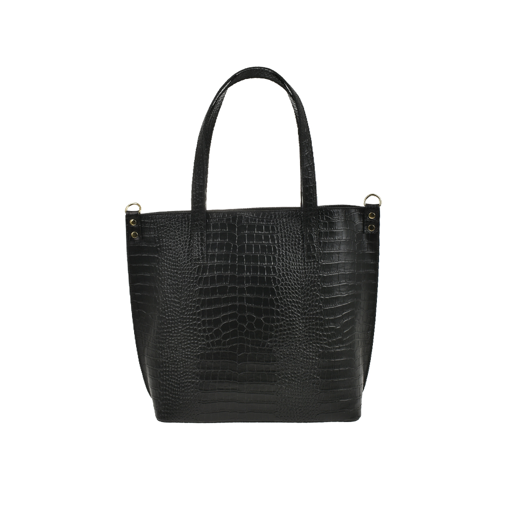 Geanta de mana din piele naturala Chiara Canotti CC1480, Nero, #3, Bagsy