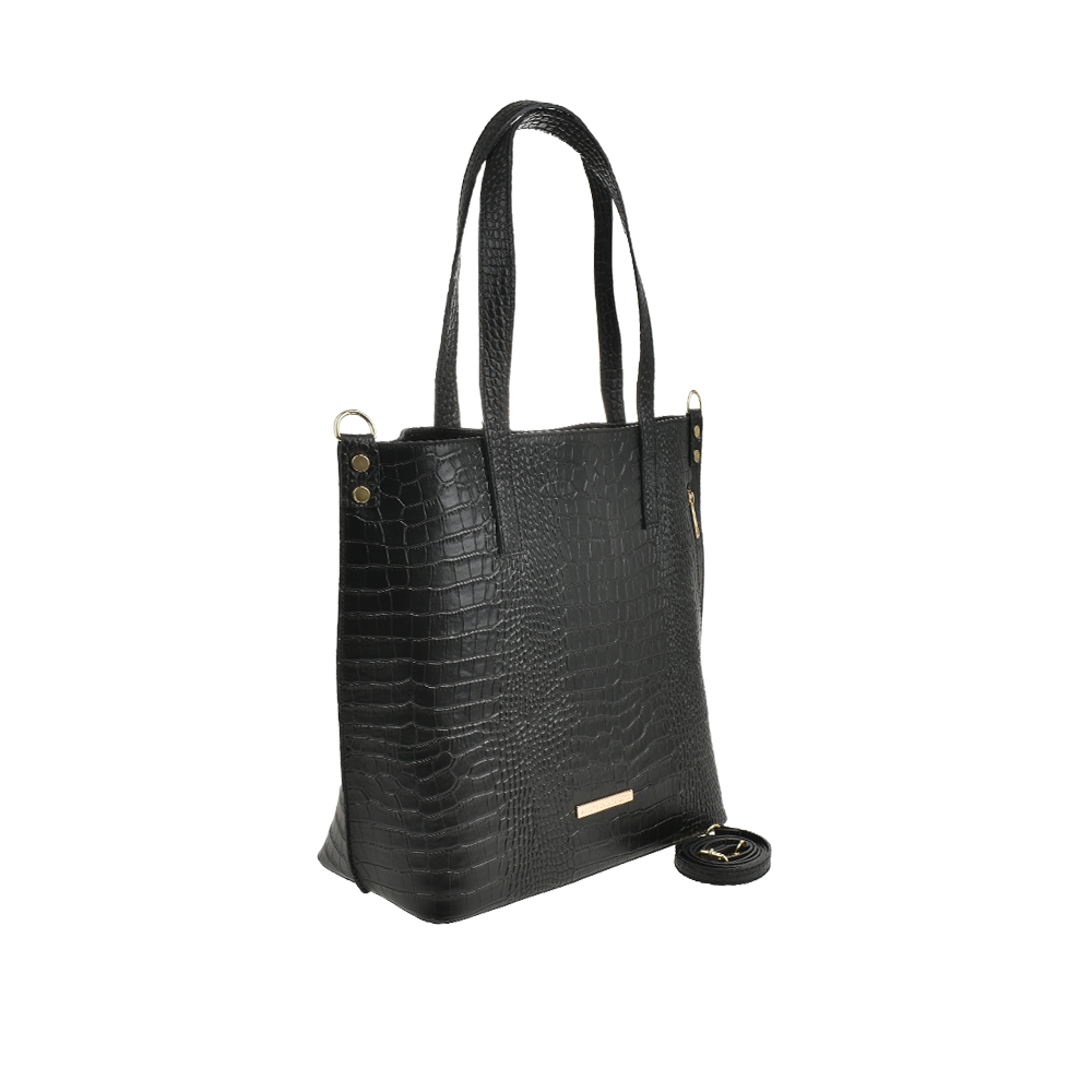 Geanta de mana din piele naturala Chiara Canotti CC1480, Nero, #2, Bagsy