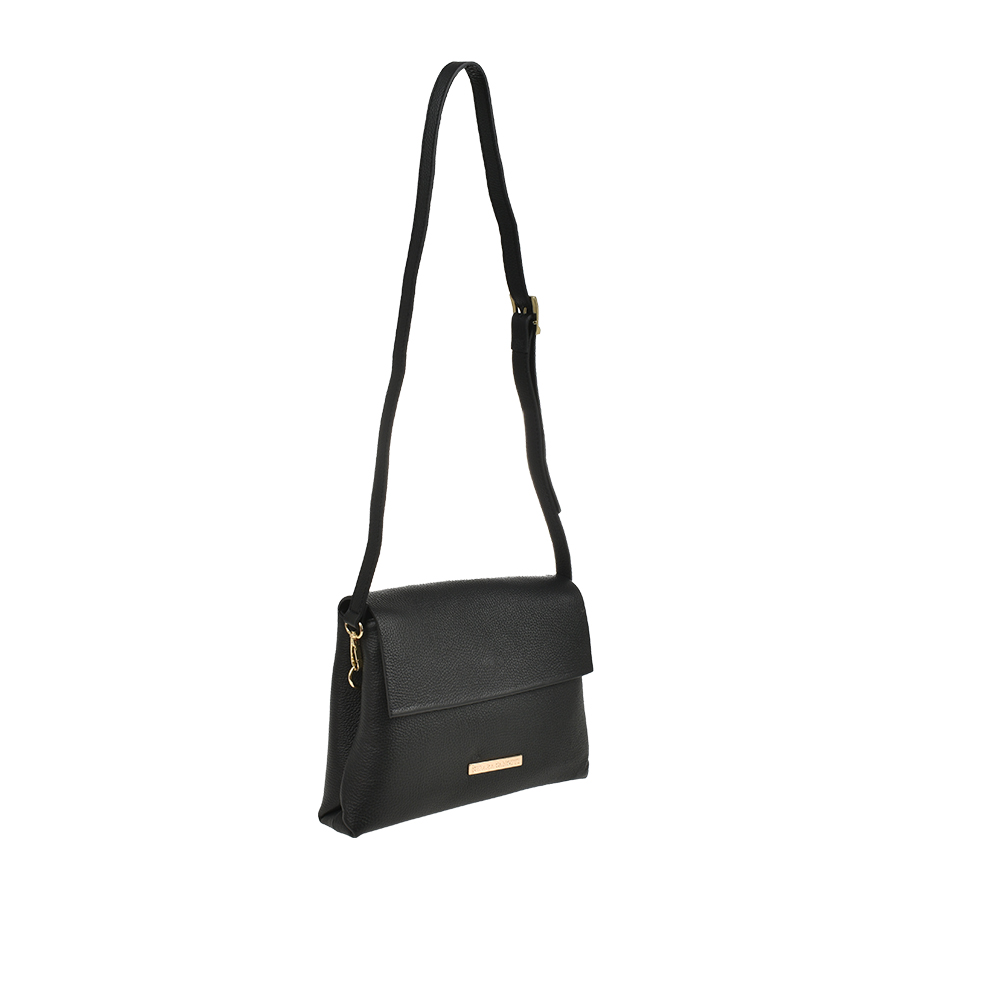 Geanta de umar din piele naturala Chiara Canotti CC1485, Negru, Nr. 2, Bagsy