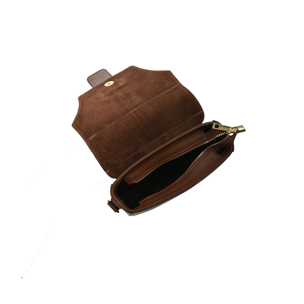 Geanta de mana din piele naturala Chiara Canotti CC1487, Maro, #4, Bagsy