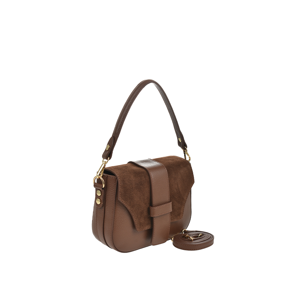 Geanta de mana din piele naturala Chiara Canotti CC1487, Maro, #2, Bagsy