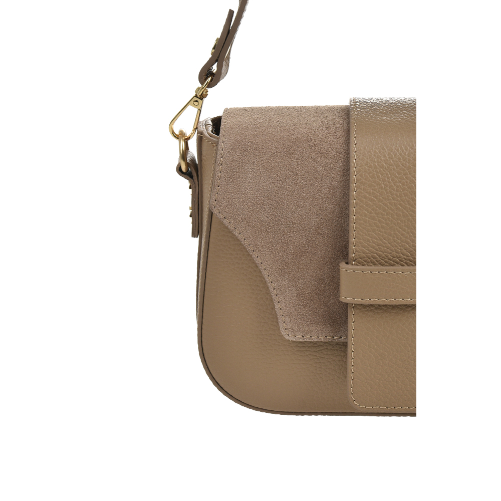 Geanta de mana din piele naturala Chiara Canotti CC1487, Grej, #5, Bagsy