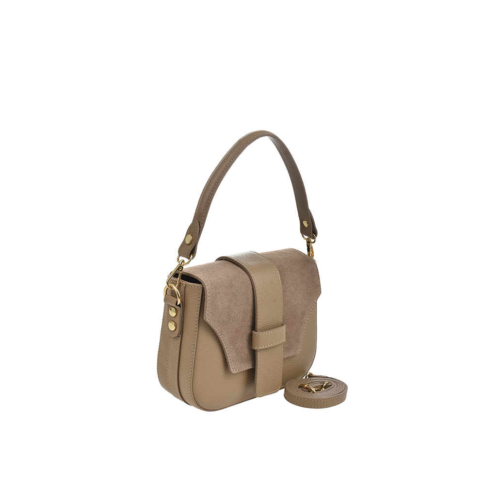 Geanta de mana din piele naturala Chiara Canotti CC1487, Grej, #2, Bagsy