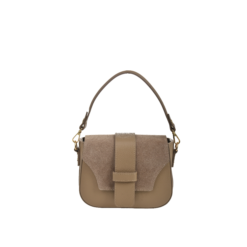 Geanta de mana din piele naturala Chiara Canotti CC1487, Grej, #1, Bagsy