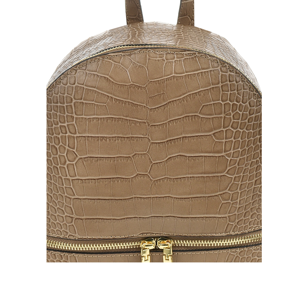 Rucsac dama din piele naturala Antonia Moretti AM1489, Grej, #5, Bagsy