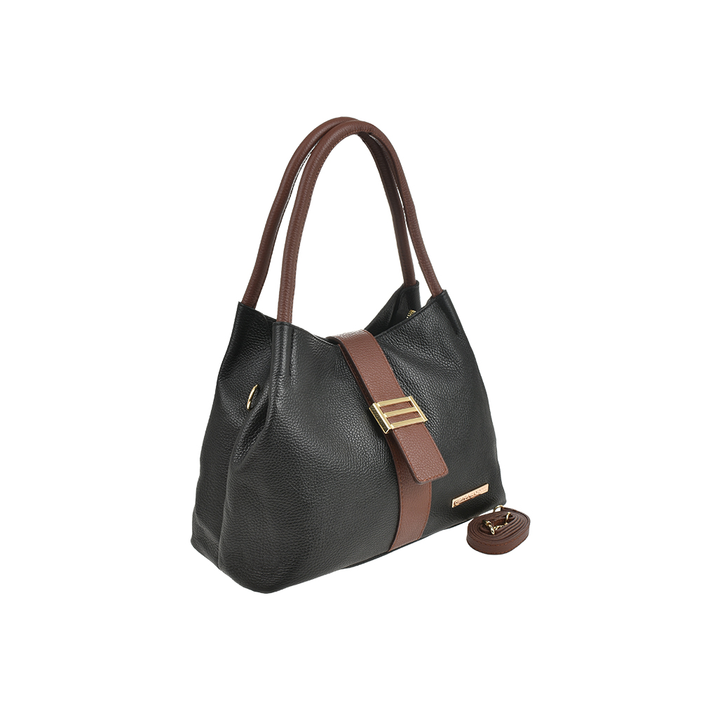 Geanta de mana din piele naturala Chiara Canotti CC1492, Negru, #2, Bagsy