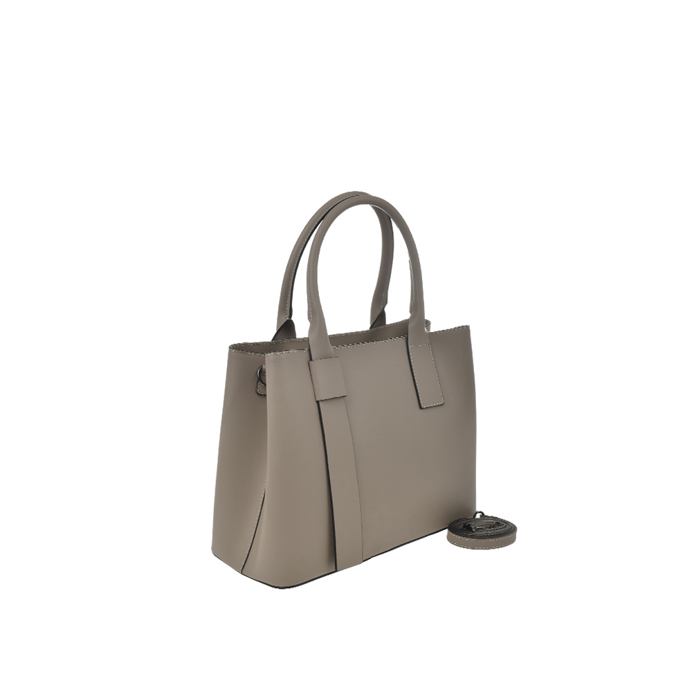 Geanta de mana din piele naturala Antonia Moretti AM1371, Grej, #2, Bagsy